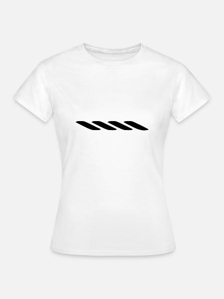 Seil mit Biss-Logo - Frauen T-Shirt - Weiß