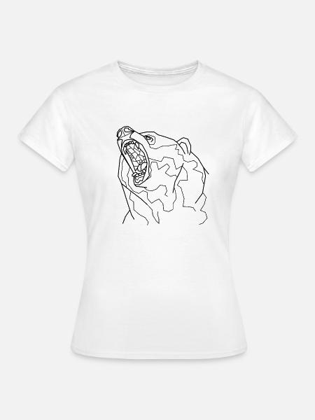 Bär - Frauen T-Shirt - Weiß