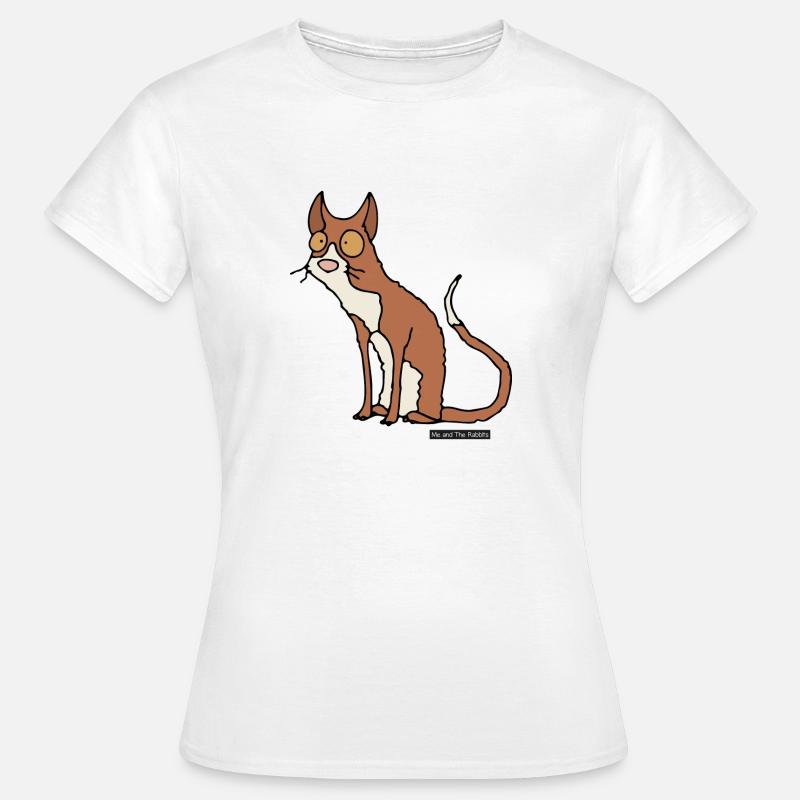 Cat - Cornish Rex - Women's T-Shirt - white