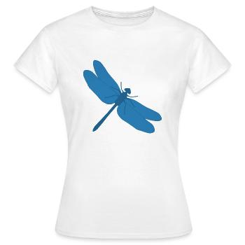 Libellule - libellule - T-shirt Femme - blanc - Devant - AI Model Female 172 dark (172cm)
