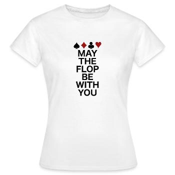 poker - T-shirt Femme - blanc - Devant - AI Model Female 172 dark (172cm)