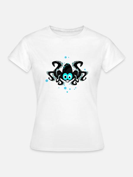 octopus - Frauen T-Shirt - Weiß