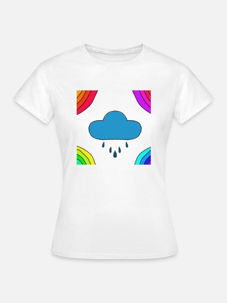 Regebogen - Frauen T-Shirt - Weiß