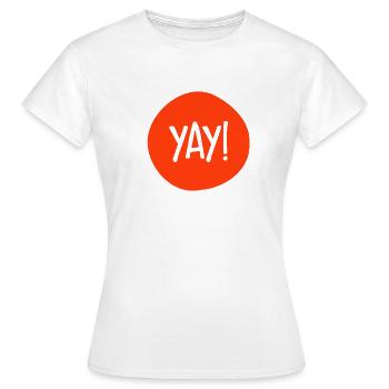 Yay Stylish Fashion - Frauen T-Shirt - Weiß - Vorne - AI Model Female 172 dark (172cm)