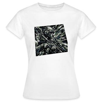 Kristallisierter Wächter - Frauen T-Shirt - Weiß - Vorne - AI Model Female 172 dark (172cm)