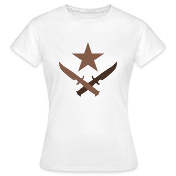 Terrorists - T-shirt Femme - blanc - Devant - AI Model Female 172 dark (172cm)