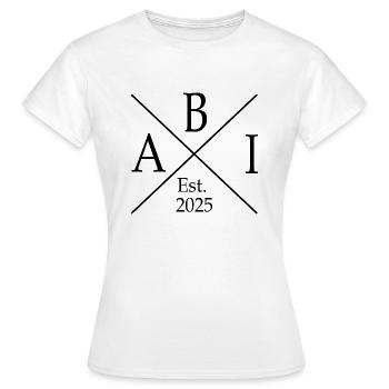 ABI Est 25 - T-shirt Femme - blanc - Devant - AI Model Female 172 dark (172cm)