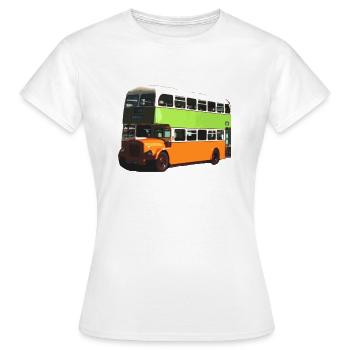 Glasgow Corporation Bus - Women's T-Shirt - white - Front - AI Model Female 172 dark (172cm)