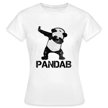 Tamponner le panda - T-shirt Femme - blanc - Devant - AI Model Female 172 dark (172cm)