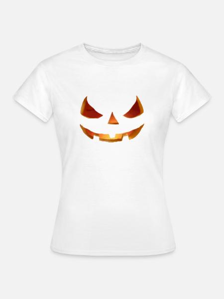 JackOLantern - Frauen T-Shirt - Weiß