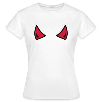 Diable - T-shirt Femme - blanc - Devant - AI Model Female 172 dark (172cm)