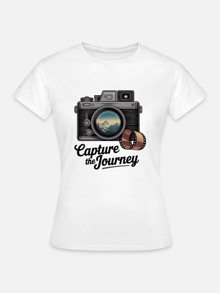 Capture the Journey - Frauen T-Shirt - Weiß