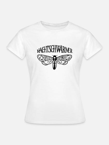 nachtschwärmer - Frauen T-Shirt - Weiß