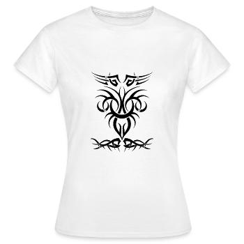 Tribal Tribal tattoo - Frauen T-Shirt - Weiß - Vorne - AI Model Female 172 dark (172cm)