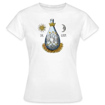 Splendor Solis Sun & Moon - Women's T-Shirt - white - Front - AI Model Female 172 dark (172cm)