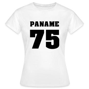 PANAME 75 - Women's T-Shirt - white - Front - AI Model Female 172 dark (172cm)