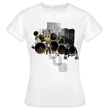 Dub - Frauen T-Shirt - Weiß - Vorne - AI Model Female 172 dark (172cm)
