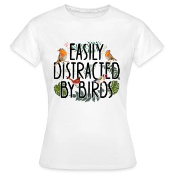 Ornithologue ornithologue ornithologue - T-shirt Femme - blanc - Devant - AI Model Female 172 dark (172cm)