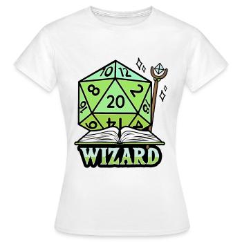 Fantasy Rollenspiel RPG Zauberer RPG Gamer - Frauen T-Shirt - Weiß - Vorne - AI Model Female 172 dark (172cm)