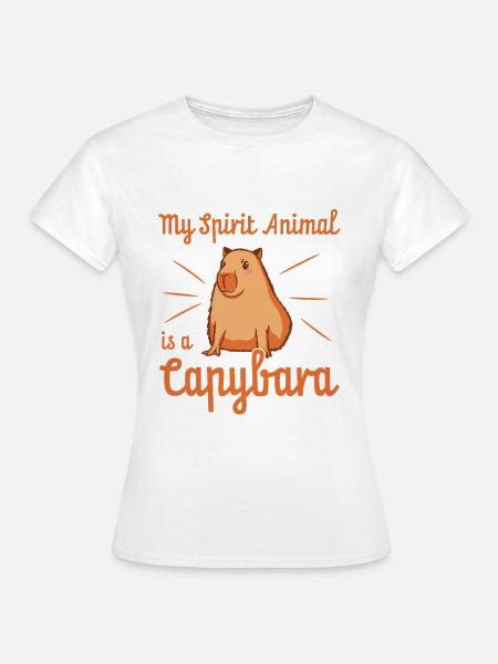 Capybara-Liebhaber - T-shirt dam - vit