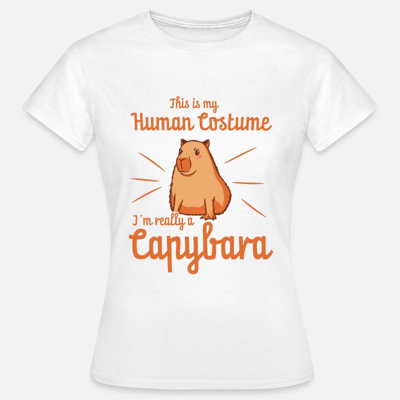 Capybara - Frauen T-Shirt - Weiß