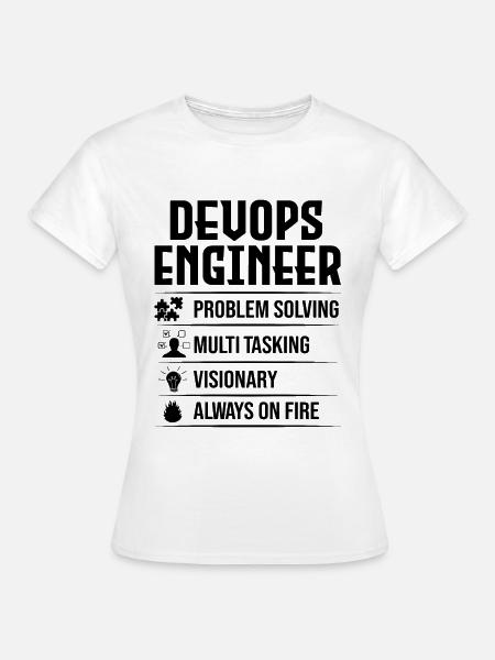 Devops Sys-Admin Entwickler - Frauen T-Shirt - Weiß