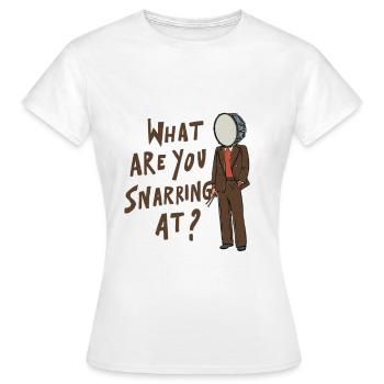 Drummsticks Caisse claire - T-shirt Femme - blanc - Devant - AI Model Female 172 dark (172cm)