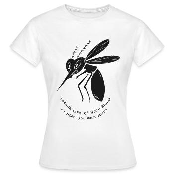 Moustique - T-shirt Femme - blanc - Devant - AI Model Female 172 dark (172cm)