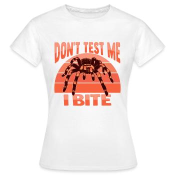Tarentule Terrarium Tarentule - T-shirt Femme - blanc - Devant - AI Model Female 172 dark (172cm)