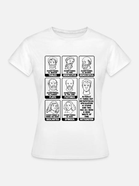 Filosofia Meme Design per un filosofo - Maglietta da donna - bianco