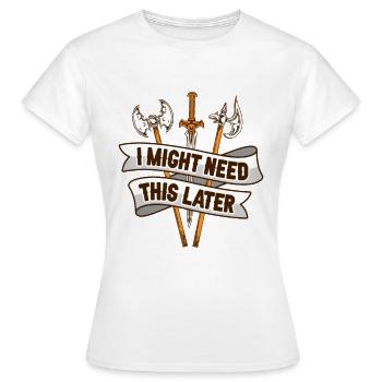 Larp Rpg Rollenspiel Design Larper - Frauen T-Shirt - Weiß - Vorne - AI Model Female 172 dark (172cm)
