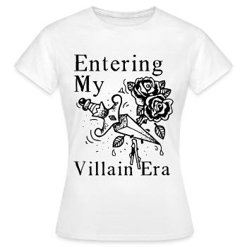 Die Ära der Schurken beginnt - Frauen T-Shirt - Weiß - Vorne - AI Model Female 172 dark (172cm)