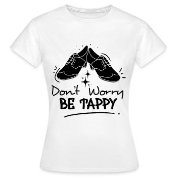 Tap Dancer Tap Dance Shoes Tap Dance Instructor - Women's T-Shirt - white - Front - AI Model Female 172 dark (172cm)