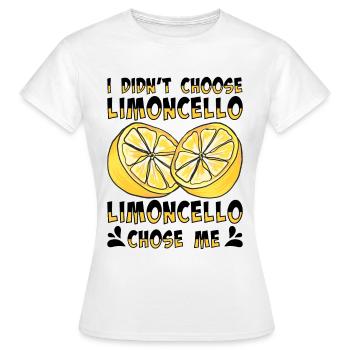 Italian limoncello lover - Women's T-Shirt - white - Front - AI Model Female 172 dark (172cm)