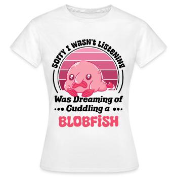 Biologiste marin Poissons d’eau profonde Blob Océan - T-shirt Femme - blanc - Devant - AI Model Female 172 dark (172cm)