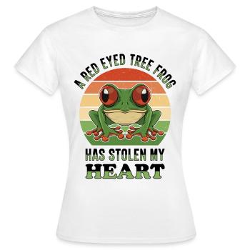 Besitzer Eines Amphibienliebhabers Mit Einem - Frauen T-Shirt - Weiß - Vorne - AI Model Female 172 dark (172cm)