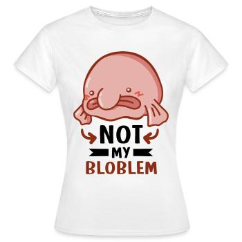 Biologiste marin Poissons d’eau profonde Blob Océan - T-shirt Femme - blanc - Devant - AI Model Female 172 dark (172cm)
