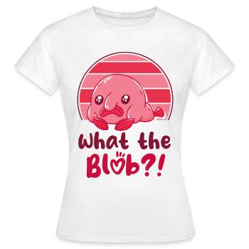 Biologiste marin Poissons d’eau profonde Blob Océan - T-shirt Femme - blanc - Devant - AI Model Female 172 dark (172cm)