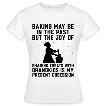 Bäckerei Rentner Rentner Rentner Bäcker Pas - Frauen T-Shirt - Weiß - Vorne - AI Model Female 172 dark (172cm)