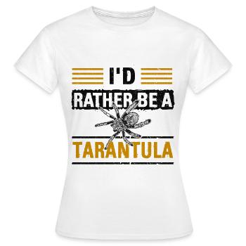 Spinnenliebhaber Spinnentiernetz Terrarium - Frauen T-Shirt - Weiß - Vorne - AI Model Female 172 dark (172cm)