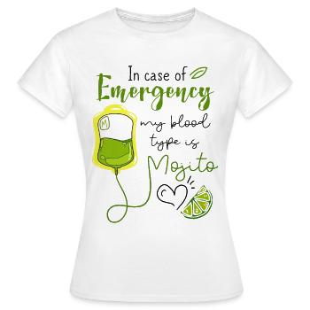 Amateur de cocktails Buveur d’alcool Liqueur Shot - T-shirt Femme - blanc - Devant - AI Model Female 172 dark (172cm)