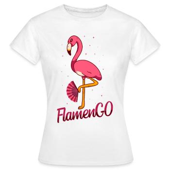Dance Sport Dance Dancer Flamenco Dance Instructor - Women's T-Shirt - white - Front - AI Model Female 172 dark (172cm)