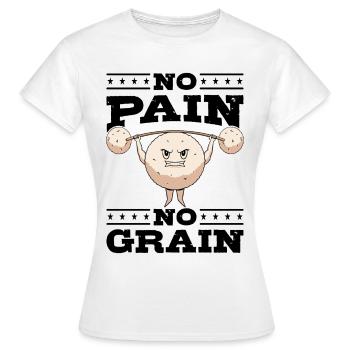 Bol de riz frit de cuisine asiatique - T-shirt Femme - blanc - Devant - AI Model Female 172 dark (172cm)