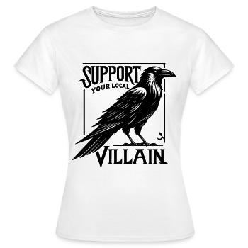 Antagonist Evil Rogue - Women's T-Shirt - white - Front - AI Model Female 172 dark (172cm)