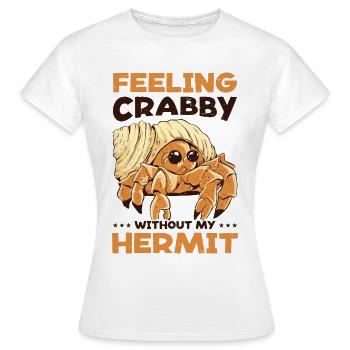 Fruits de mer, Fruits de mer, Moules, Bernard-l’ermite - T-shirt Femme - blanc - Devant - AI Model Female 172 dark (172cm)
