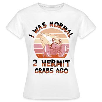 Fruits de mer, Fruits de mer, Moules, Bernard-l’ermite - T-shirt Femme - blanc - Devant - AI Model Female 172 dark (172cm)