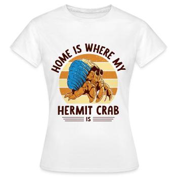 Fruits de mer, Fruits de mer, Moules, Bernard-l’ermite - T-shirt Femme - blanc - Devant - AI Model Female 172 dark (172cm)