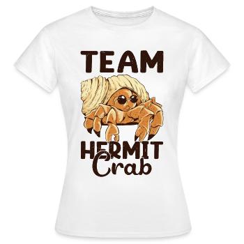 Fruits de mer, Fruits de mer, Moules, Bernard-l’ermite - T-shirt Femme - blanc - Devant - AI Model Female 172 dark (172cm)
