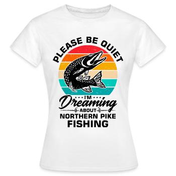 Fisherman Fisherman Fisherman Nordic Pike - Women's T-Shirt - white - Front - AI Model Female 172 dark (172cm)