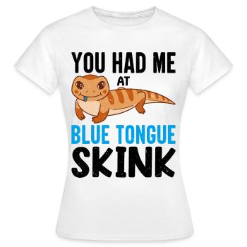 Collectionneur de lézard amoureux des reptiles - T-shirt Femme - blanc - Devant - AI Model Female 172 dark (172cm)